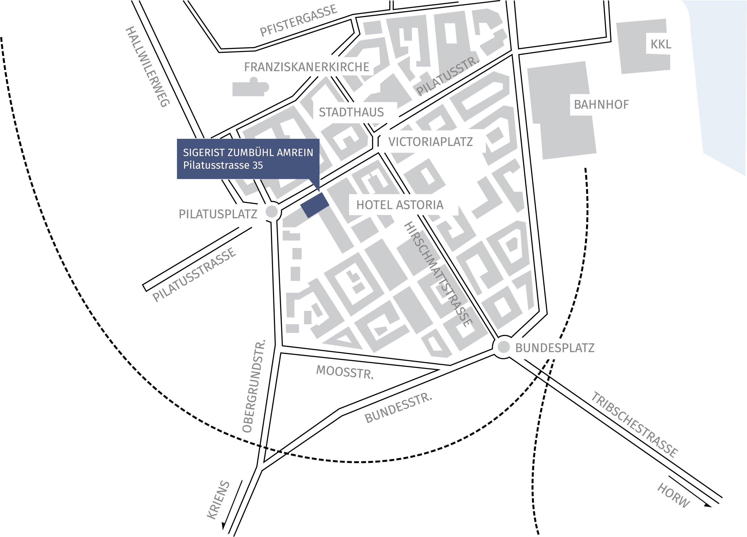 Karte von SIGRIST ZUMBÜHL AMREIN